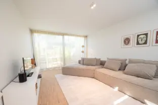 Vakantiehuis wijk de brabander 115 cadzand woonkamer met tuin