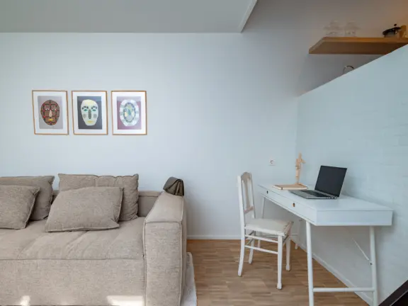 Vakantiehuis wijk de brabander 115 cadzand bureau met bank 2