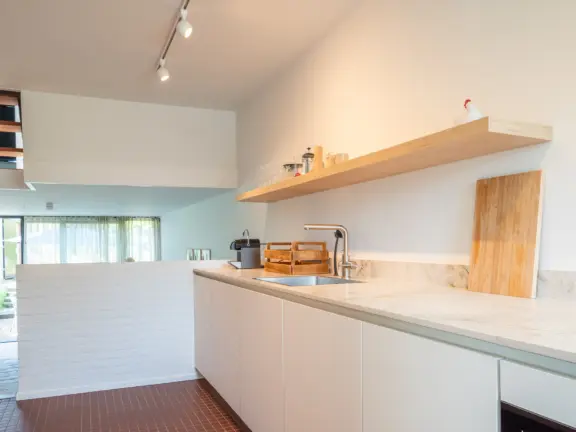 Vakantiehuis wijk de brabander 115 cadzand keuken met woonkamer 2