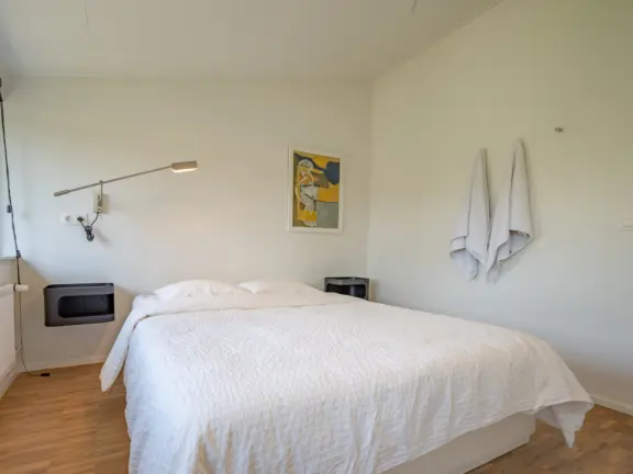 Vakantiehuis wijk de brabander 115 cadzand slaapkamer 1 bed en muur