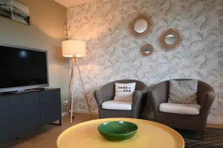 Appartement wijk de brabander 71 cadzand zithoek tv