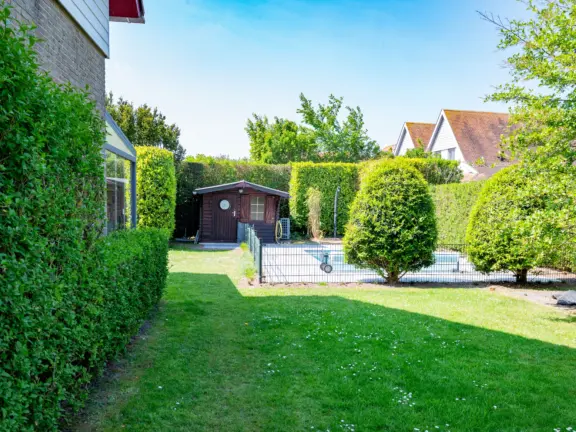 Ferienhaus wijk de brabander 40 cadzand garten pool hinten