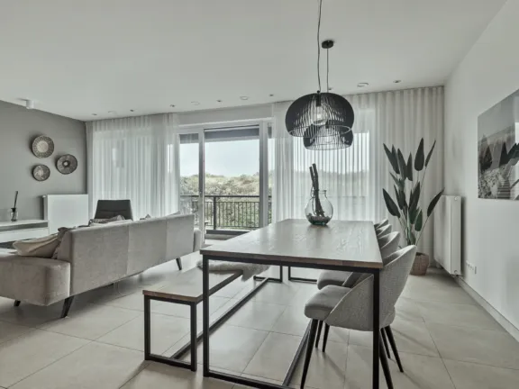 0 appartement strandresidentie cadzand eethoek groen