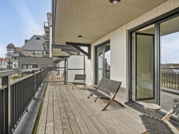 Appartement strandresidentie cadzand balkon