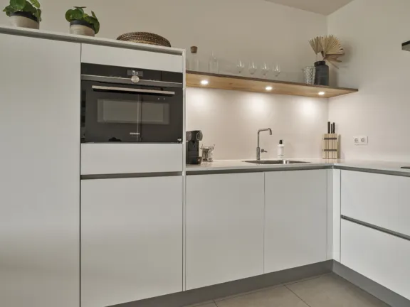 Appartement strandresidentie cadzand keuken