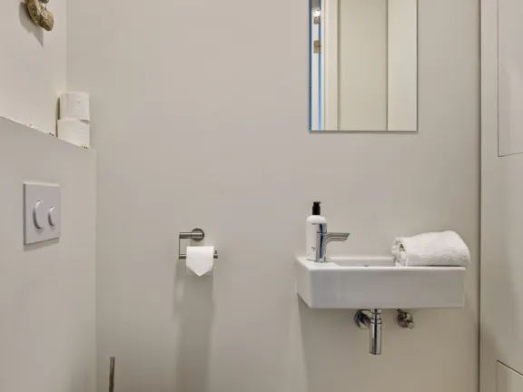 Appartement strandresidentie cadzand toilet