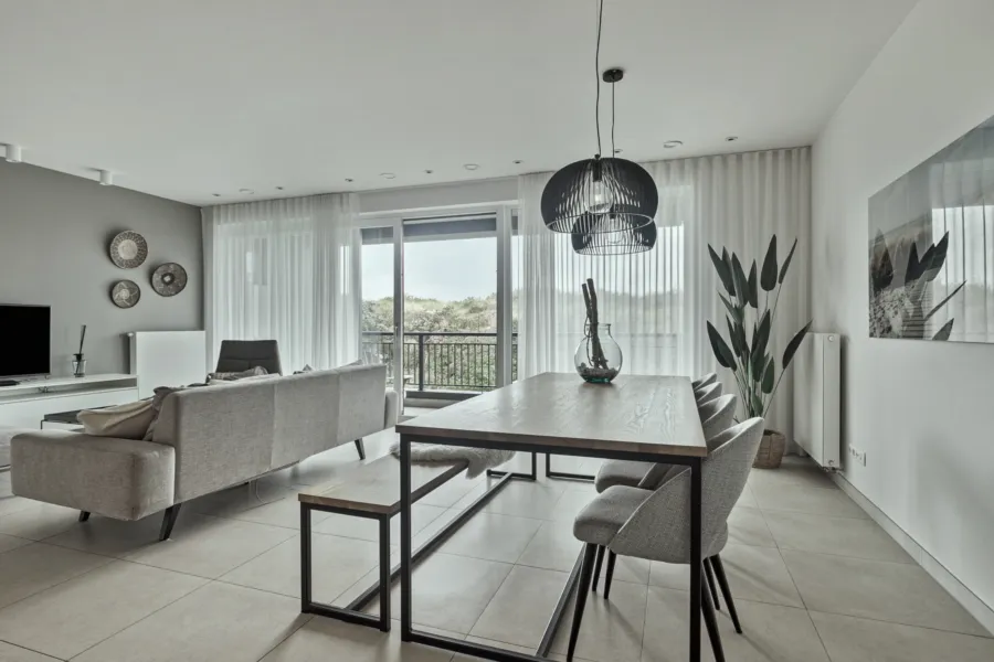 0 appartement strandresidentie cadzand eethoek groen