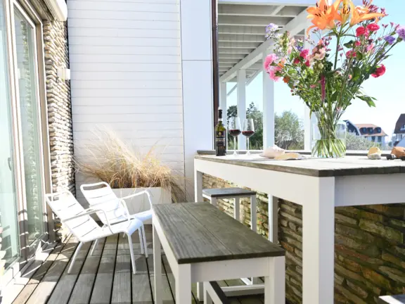 Appartement badhuis cadzand 2 E008 terras