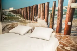 Badhuis cadzand appartement 2 F105 slaapkamer 1kussens