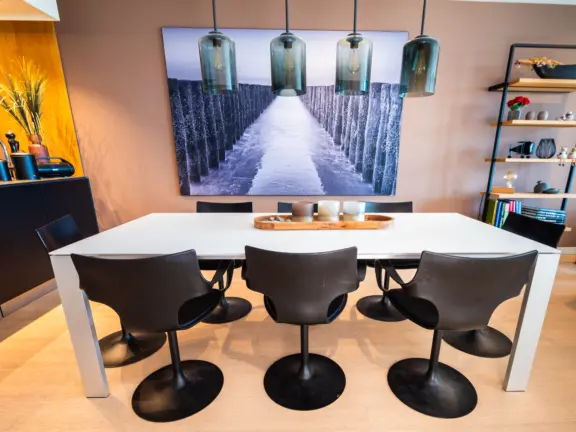 Badhuis cadzand appartement 2 F105 eettafel close