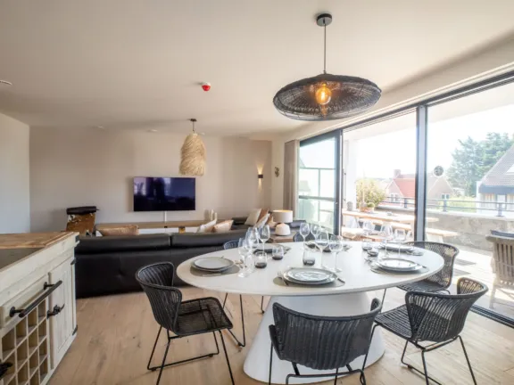 Maison la belle de branding cadzand eethoek terras