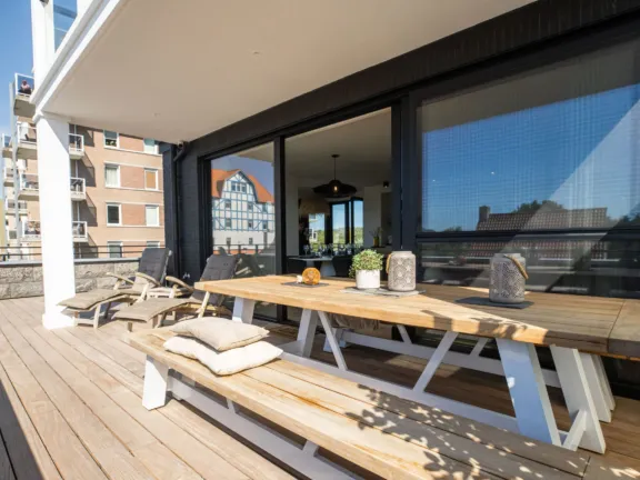 Maison la belle de branding cadzand terras