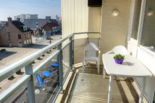 Appartement met zeezicht boulevard wielingen 76 06 cadzand balkon