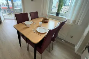 Appartement boulevard de wielingen cadzand eethoek