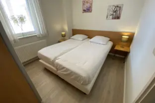 Appartement boulevard de wielingen cadzand slaapkamer