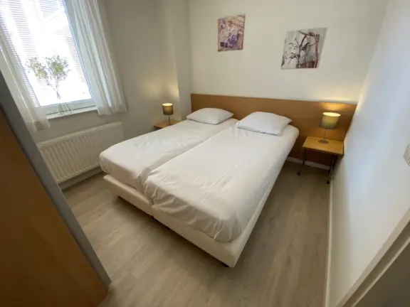 Appartement boulevard de wielingen cadzand slaapkamer