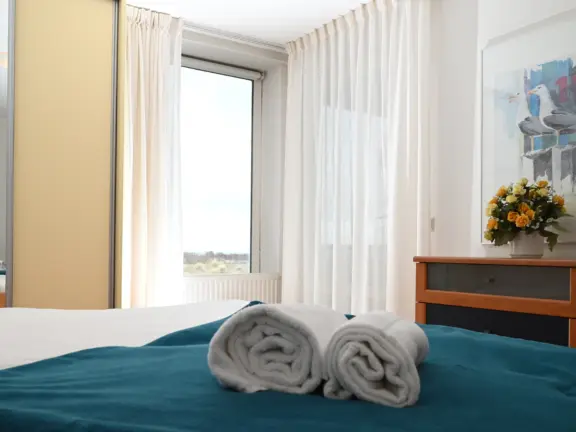 Wohnung deurloo 53 12 cadzand bad meeresblick schlafzimmer fenster