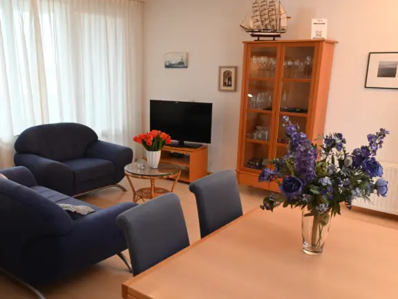 Wohnung deurloo 53 12 cadzand bad meeresblick wohnzimmer total