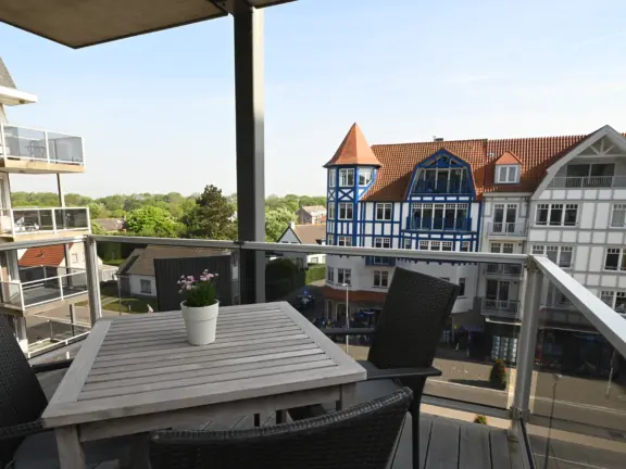Appartement boulevard de wielen 55 18 cadzand slaapkamer 1 balkon landzijde