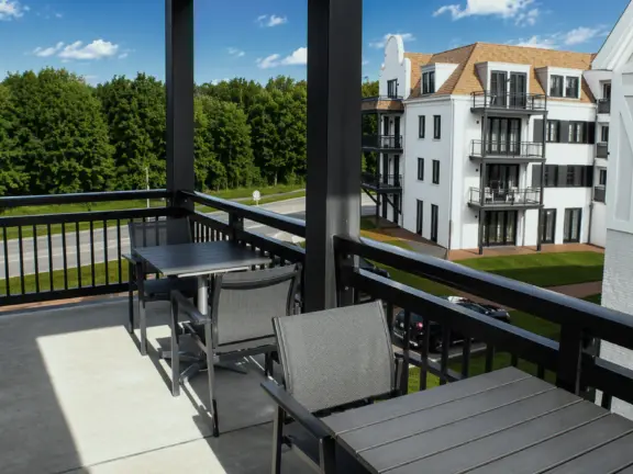 Appartement duinhof 1 6 11 cadzand balkon
