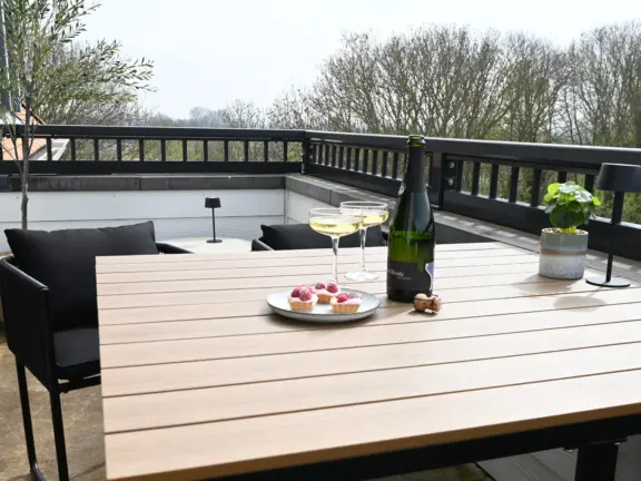Duinhof appartement cadzand stijn albregtsstraat 6 13 balkon tafel
