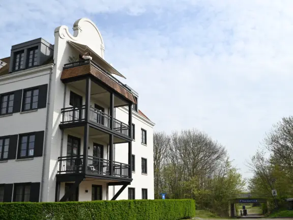 Duinhof appartement cadzand stijn albregtsstraat 6 13 front balkon