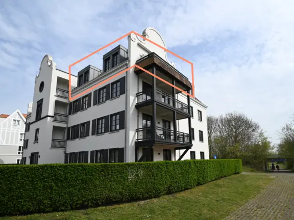 Duinhof appartement cadzand stijn albregtsstraat 6 13 front kader