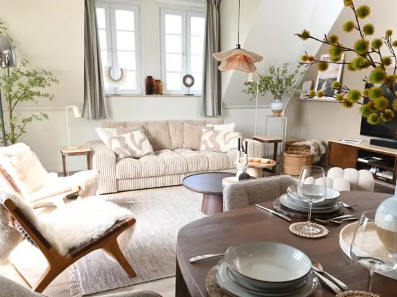 Duinhof appartement cadzand stijn albregtsstraat 6 13 woonkamer doorkijk