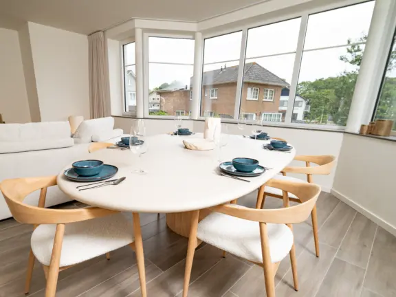 Hamptons cadzand luxus wohnung 21 004 esstisch nah