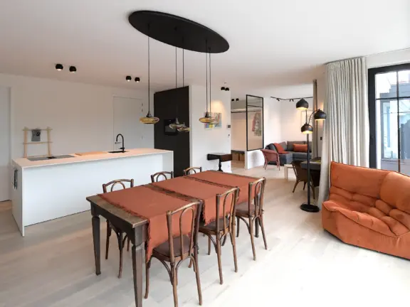 Hamptons cadzand luxe appartement boulevard 22 101 eethoek en keuken