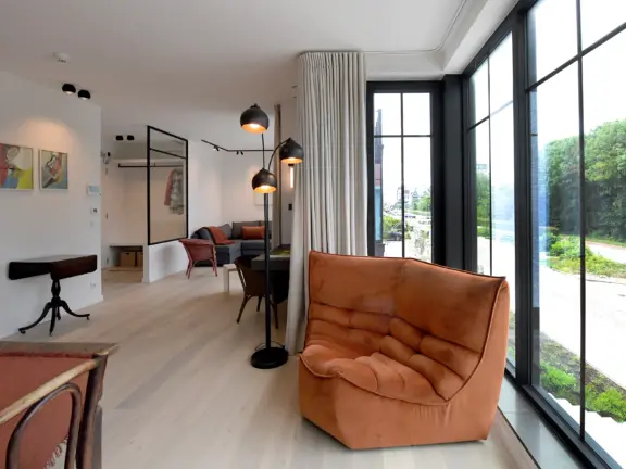 Hamptons cadzand luxe appartement boulevard 22 101 eethoek relax fauteuill