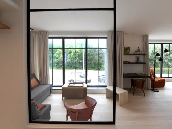 Hamptons cadzand luxe appartement boulevard 22 101 hal doorkijk