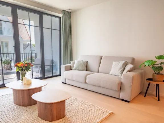 0 appartement sky cadzand woonkamer bank