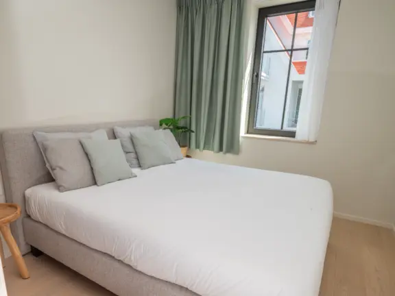 Appartement sky cadzand grote slaapkamer overzicht