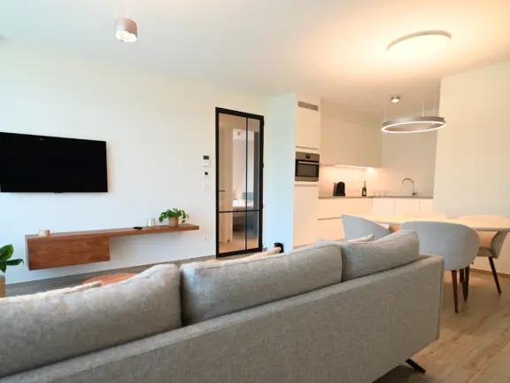 Vakantie appartement cadzand dunes et mer woonkamer