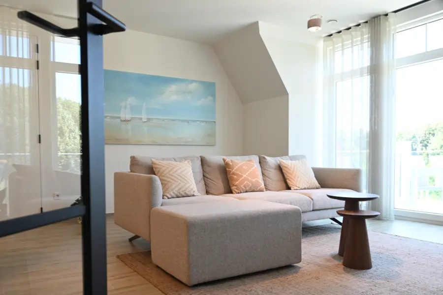 Vakantie appartement cadzand dunes et mer woonkamerdeur