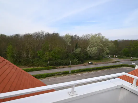 Luxe appartement boulevard 15 301 cadzand uitzicht vanaf balkon op duinen