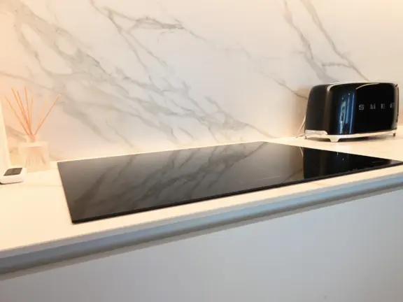 Vakantie appartement boulevard de wielingen 15 001 cadzand keuken kookplaat