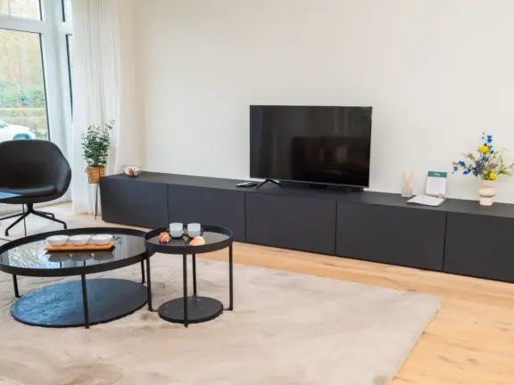 Vakantie appartement boulevard de wielingen 15 001 cadzand woonkamer tv