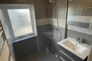 Wohnung kinkhoorn duinlaan 2a cadzand bad badewanne