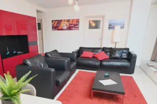 Appartement duinlaan 5 karen cadzand bad woonkamer