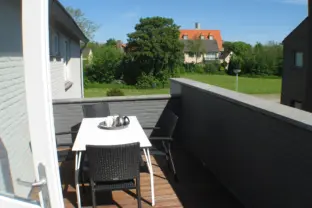 Vakantie appartement goede ree boven hennequinlaan 9a cadzand balkon