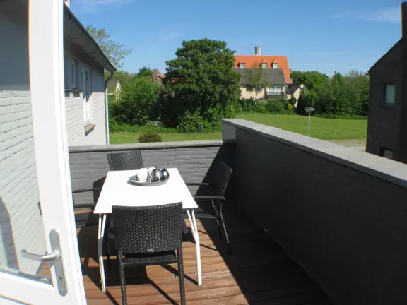 Vakantie appartement goede ree boven hennequinlaan 9a cadzand balkon