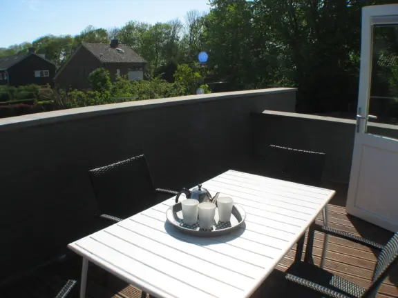 Vakantie appartement goede ree boven hennequinlaan 9a cadzand balkon detail