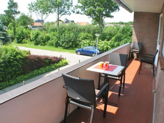 Vakantie appartement goede ree hennequinlaan 9b cadzand balkon