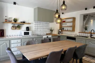 Vakantiehuis ziltwater cadzand hennequinlaan 15 keuken eethoek