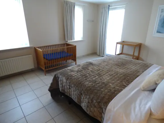 Appartement alledeske boven hennequinlaan 25c cadzand babybed