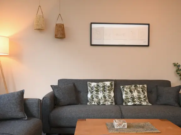 Ferienhaus nachtegalenstraat 11a cadzand wohnzimmer total