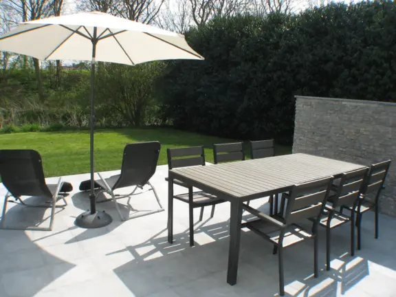 Bungalow nachtegalenstraat 5 cadzand bad terras