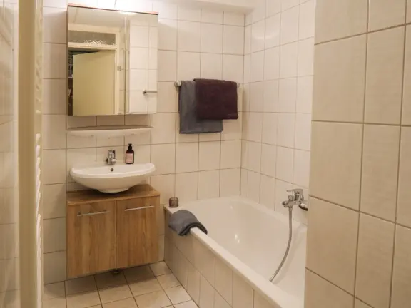 Ferienhaus sleedoornstraat 10 cadzand badewanne